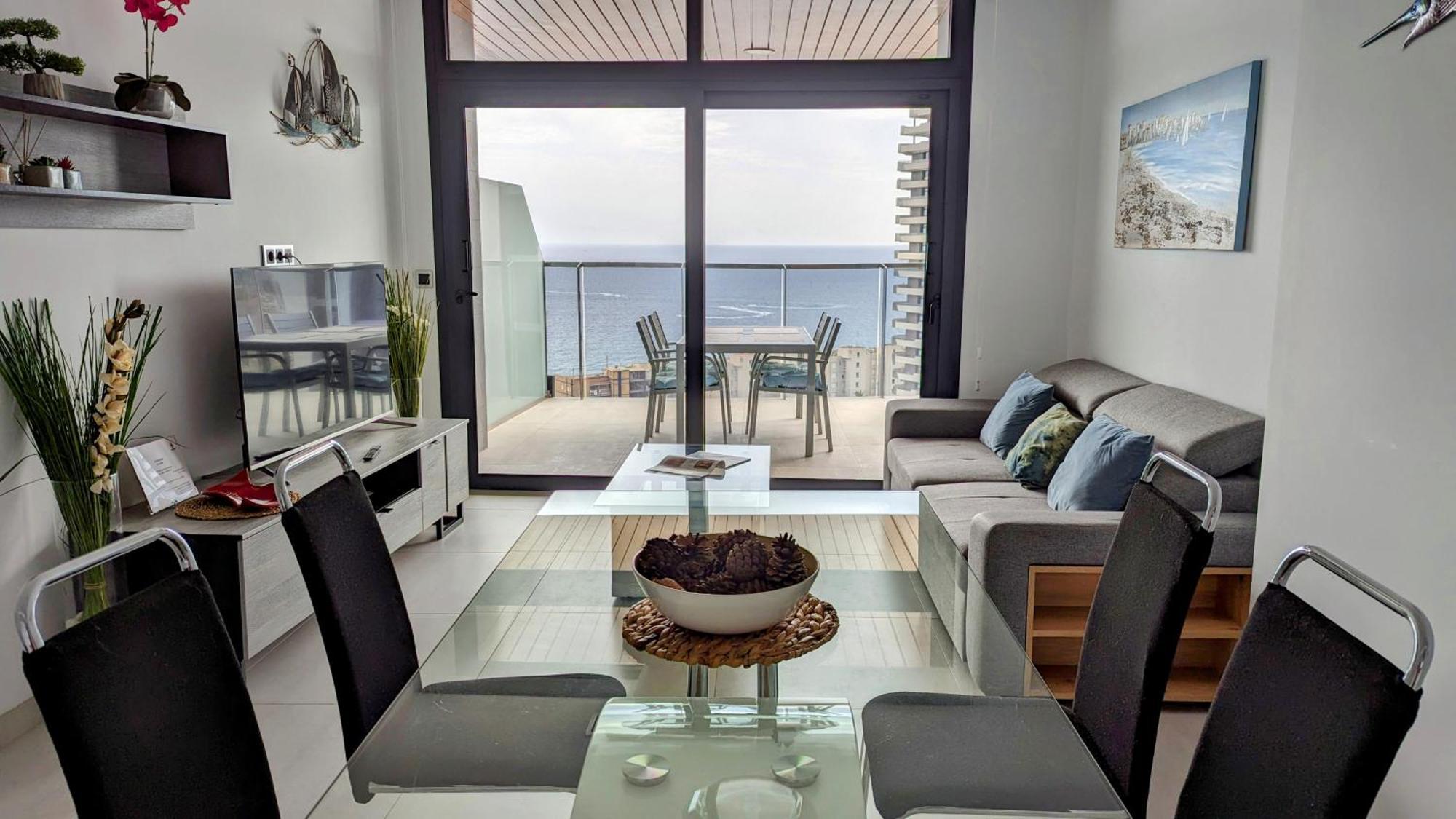 Sunset Waves Sea View Apartments Benidorm Kültér fotó