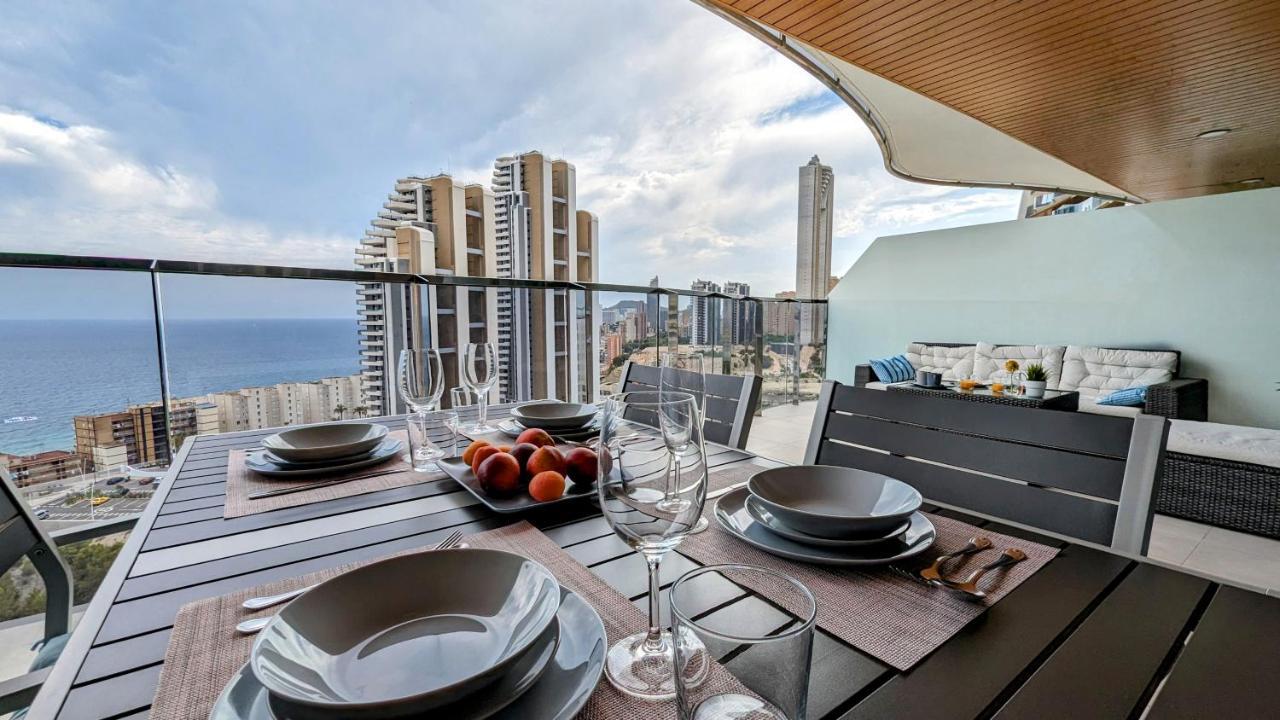 Sunset Waves Sea View Apartments Benidorm Kültér fotó