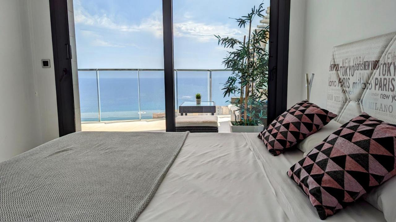 Sunset Waves Sea View Apartments Benidorm Kültér fotó