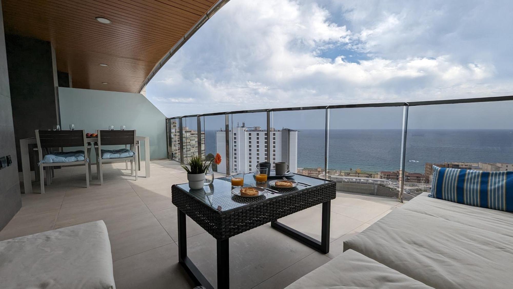 Sunset Waves Sea View Apartments Benidorm Kültér fotó