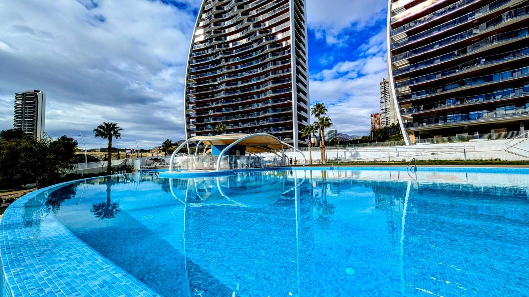 Sunset Waves Sea View Apartments Benidorm Kültér fotó
